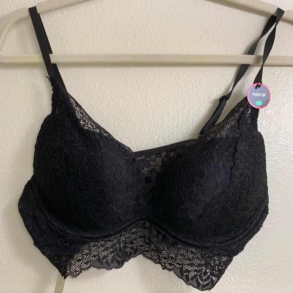 Black Push-Up Bralette